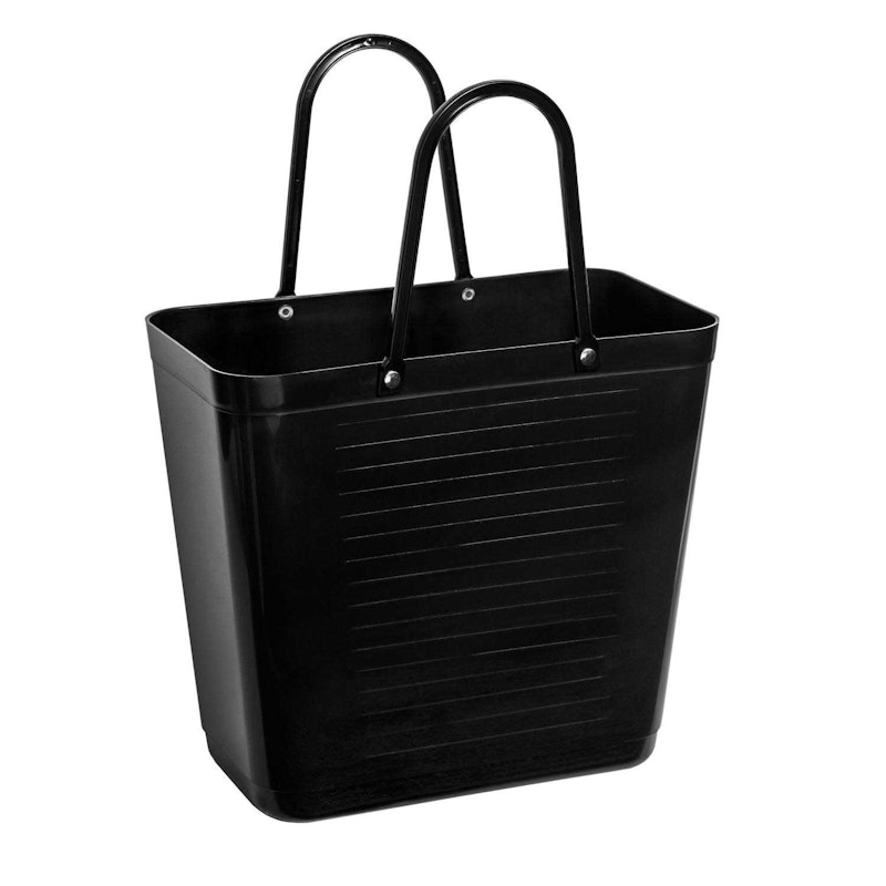 Tasche Hoch Recyceltes Plastik, Schwarz