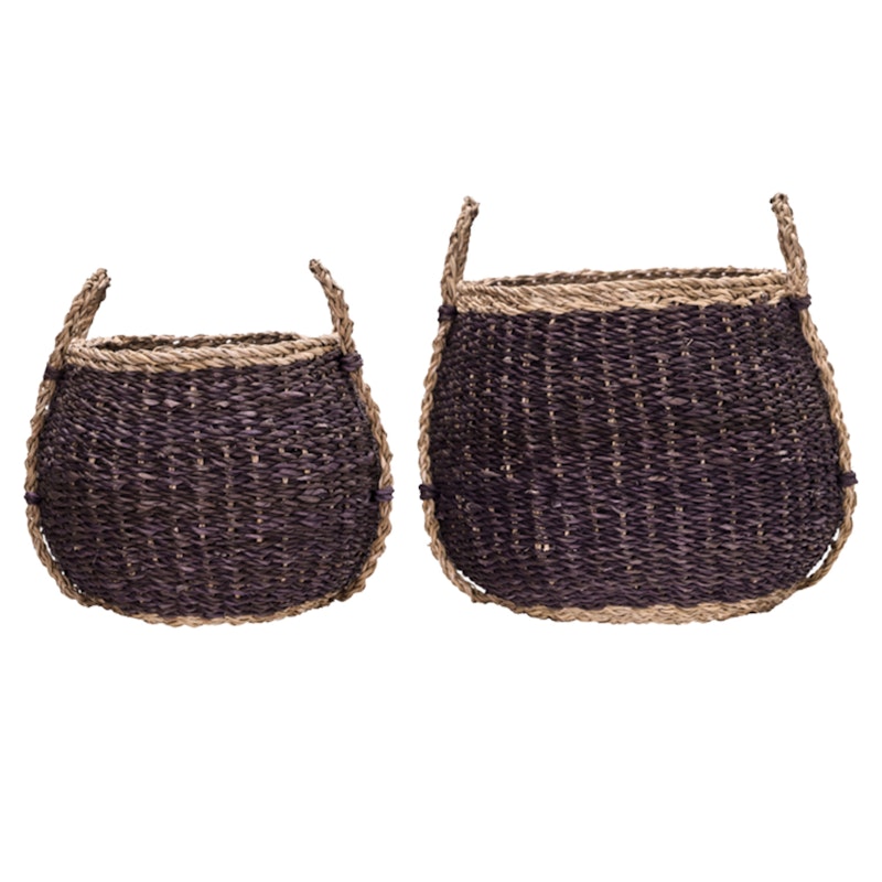 Rangi Ablagekorb 2-er Set, Pflaume