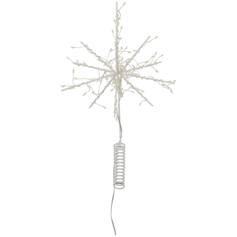 Glow Top Star With LED Lighting, White