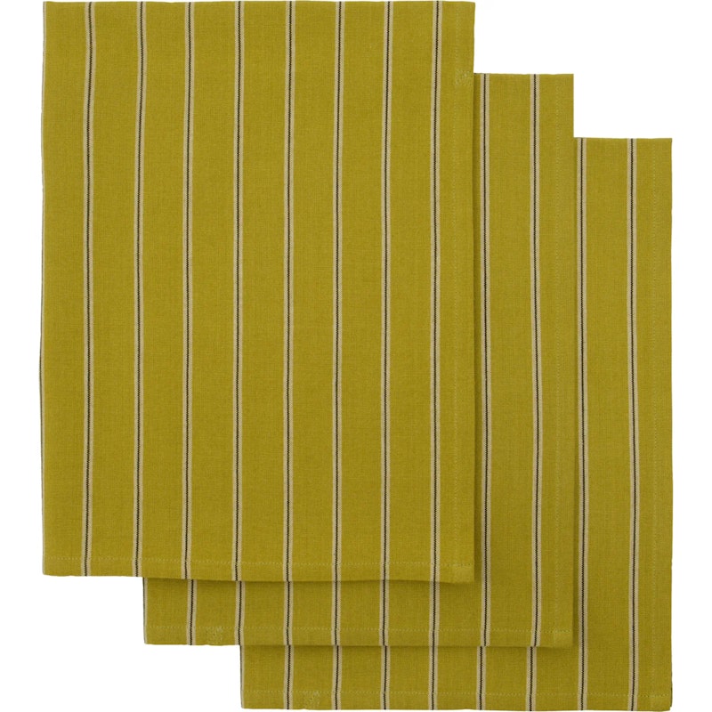 HDCook Küchenhandtuch 55x75 cm 3-er Set, Mustard