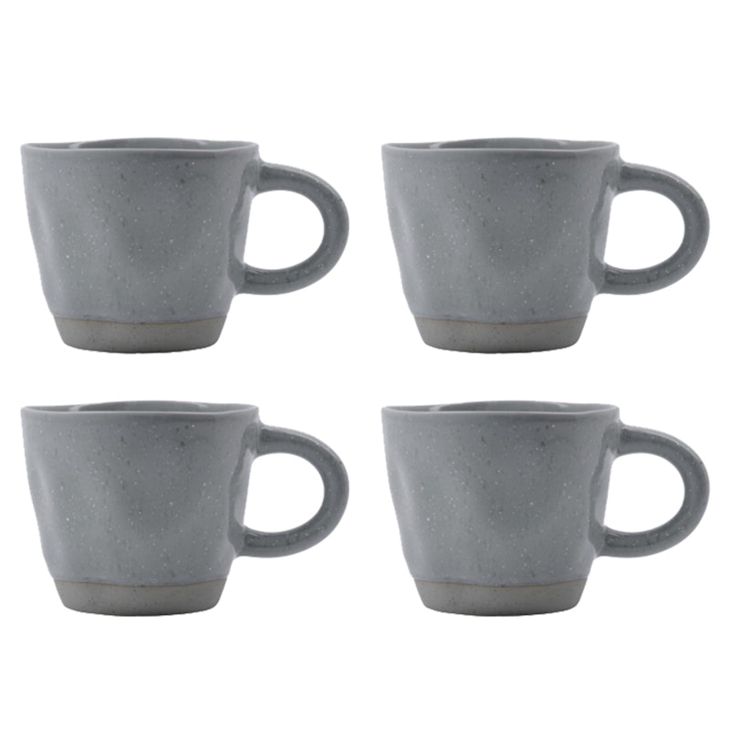Vida Tasse 4-er Set, Hellblau