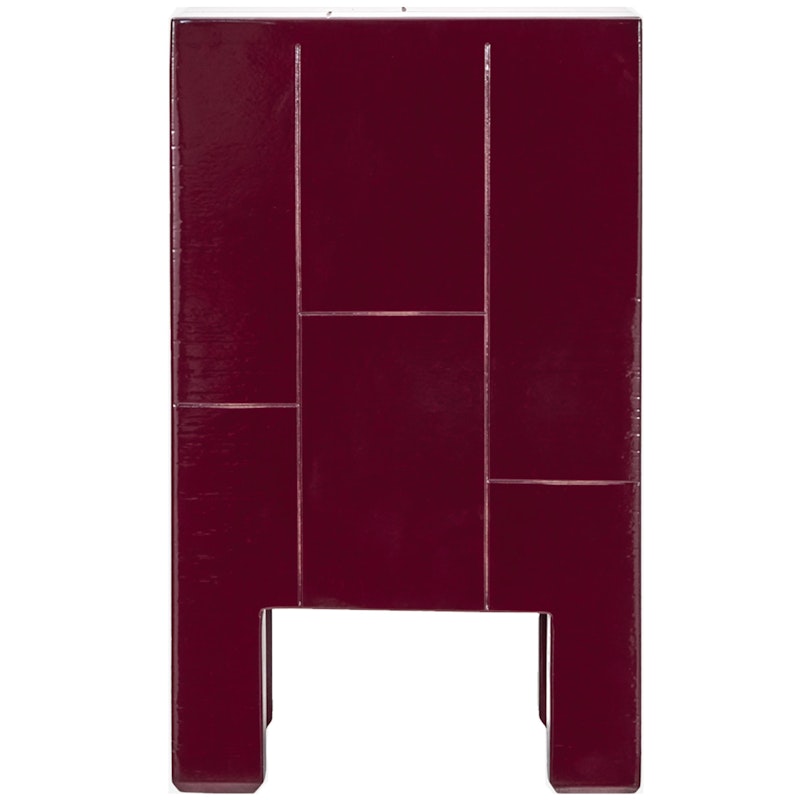 Brick Beistelltisch 30x50,5 cm, Rot