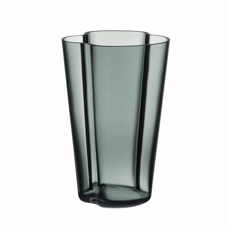 Alvar Aalto Vase, 22 cm/ Dunkelgrau 
