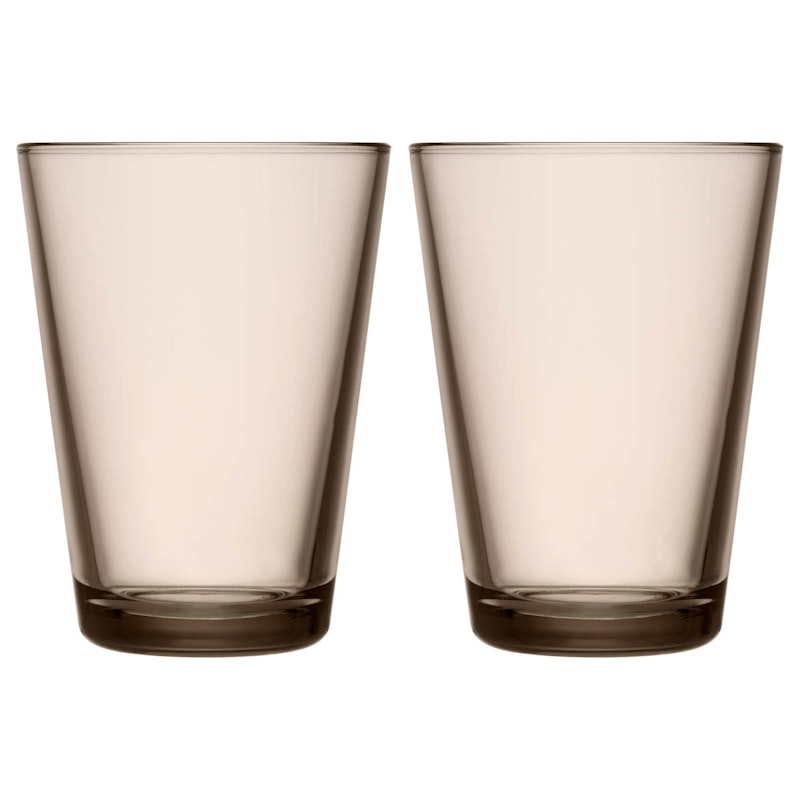 Kartio Trinkglas 40 cl 2-er Set, Leinen