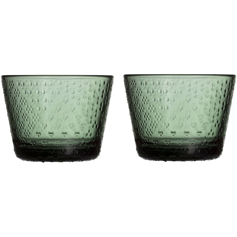 Tundra Glas 16 cl 2-er Set, Tannengrün