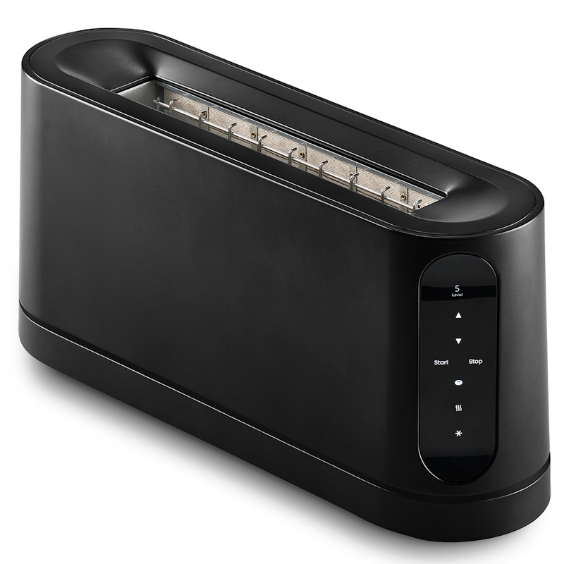 Long Slot Toaster, Schwarz