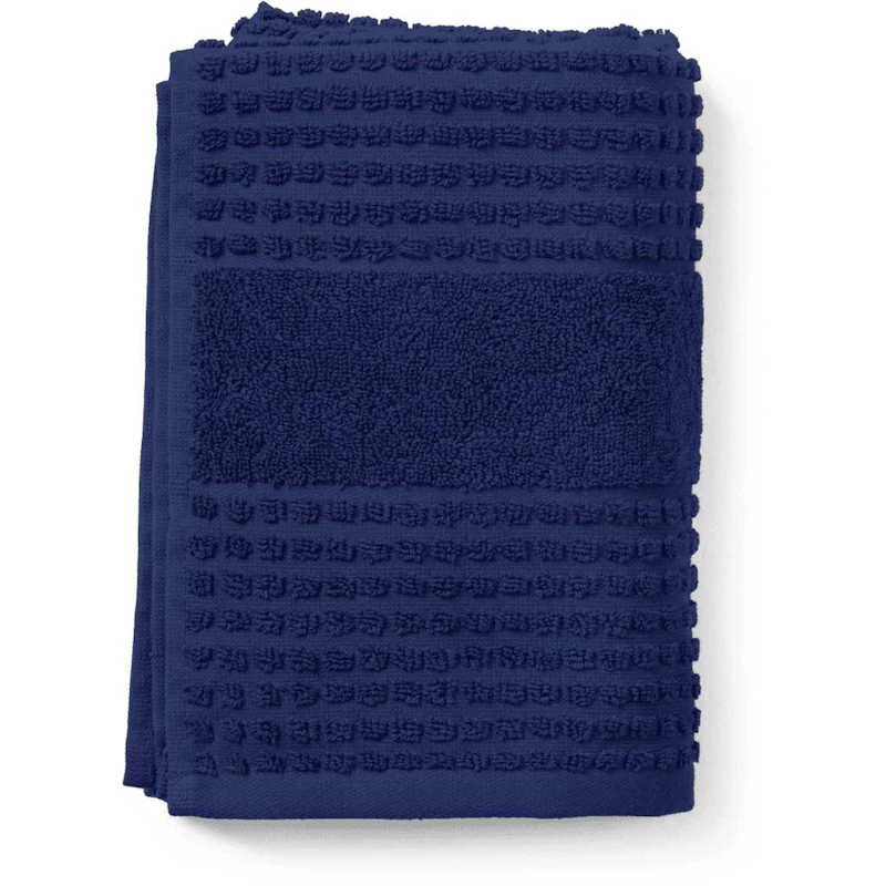 Check Handtuch 50x100 cm, Marineblau