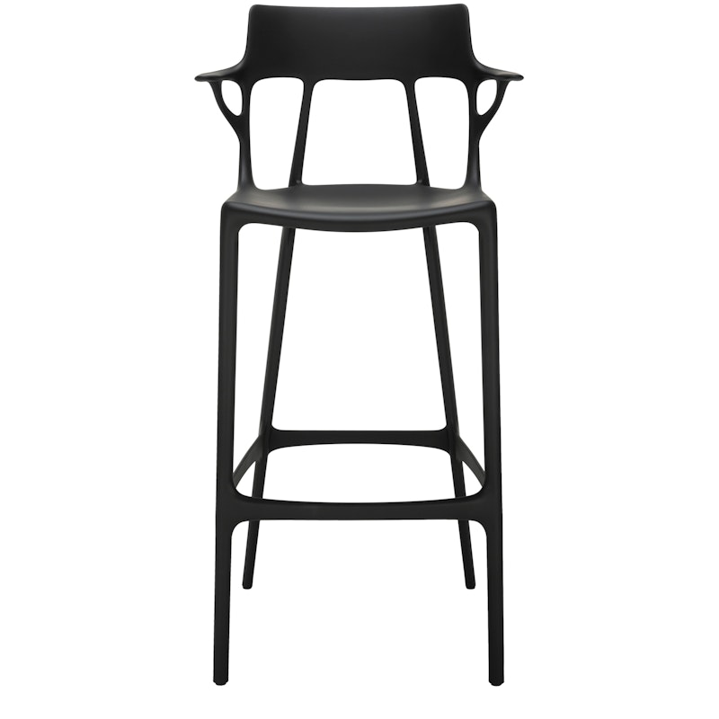 A.I. Barhocker Recycelt 75 cm, Schwarz
