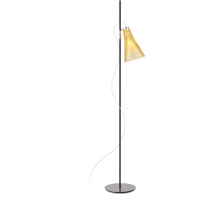 K-Lux Stehlampe, Schwarz / Straw Yellow