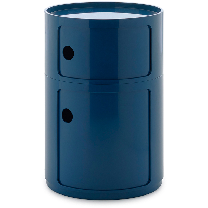 Componibili New Big Aufbewahrung Mit 2 Fächern, Blau