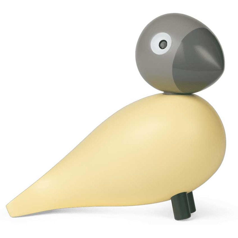 Bella Jahresvogel 2025 12,5 cm, Creme / Grau