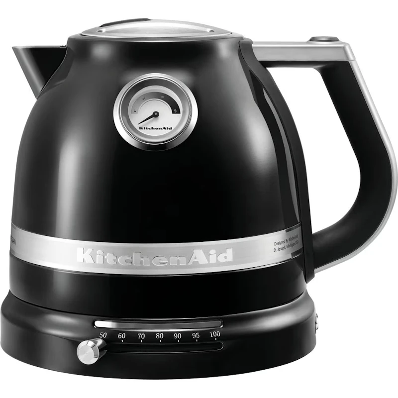 5KEK1522E Wasserkocher Artisan 1,5L Mit Verstellbarer Temperatur, Onyx Black