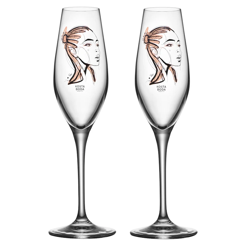 All About You Champagnerglas 23 cl  2-er Set, Forever Yours