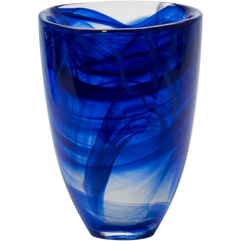Contrast Vase 20 cm, Blau