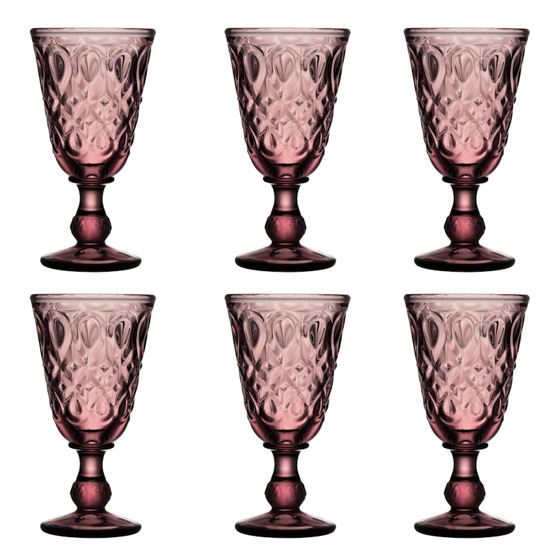 Lyonnais Weinglas 6-er Set, Amethyst