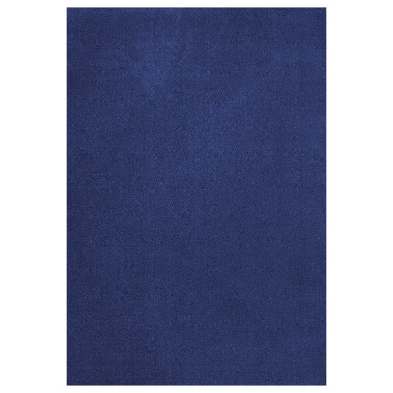 Classic Solid Wollteppich 250x350 cm, Blue Fonce
