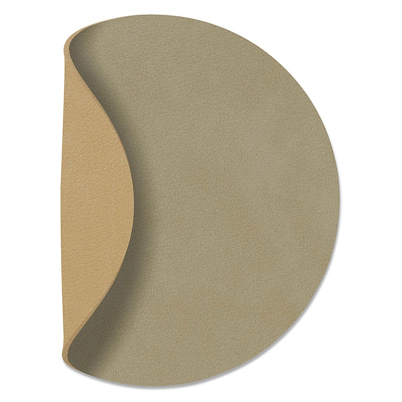 Circle Wendbarer Glasuntersetzer 10 cm, Herbal Dust/Khaki