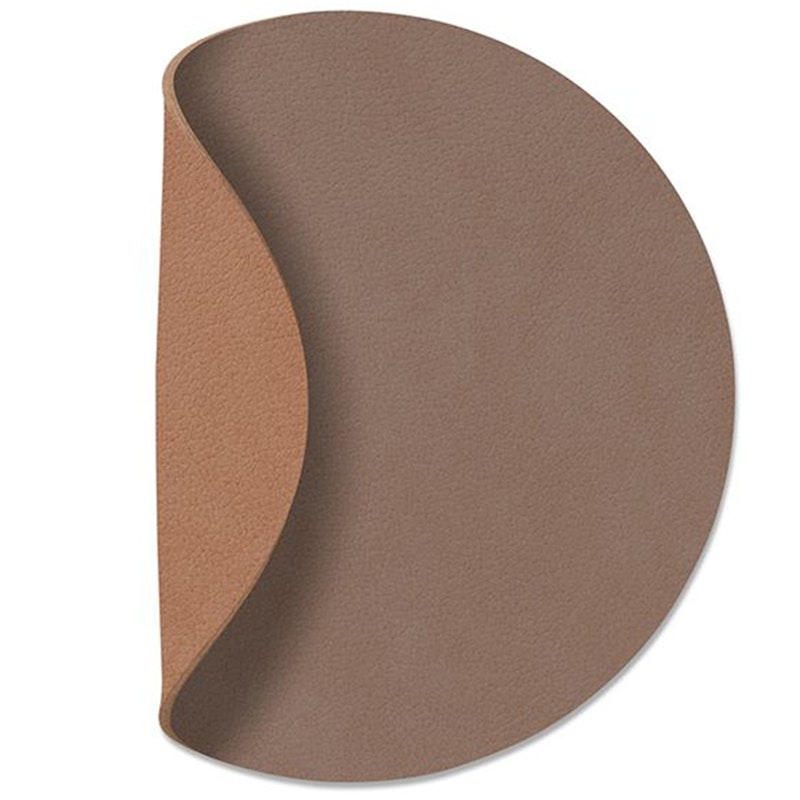 Circle Wendbarer Glasuntersetzer 10 cm, Truffle/Old Rose