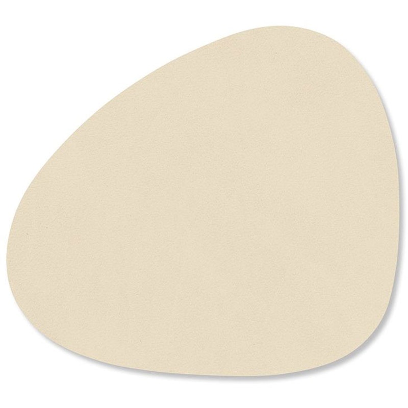 Curve Glasuntersetzer Nupo 11x13 cm, Vanilla