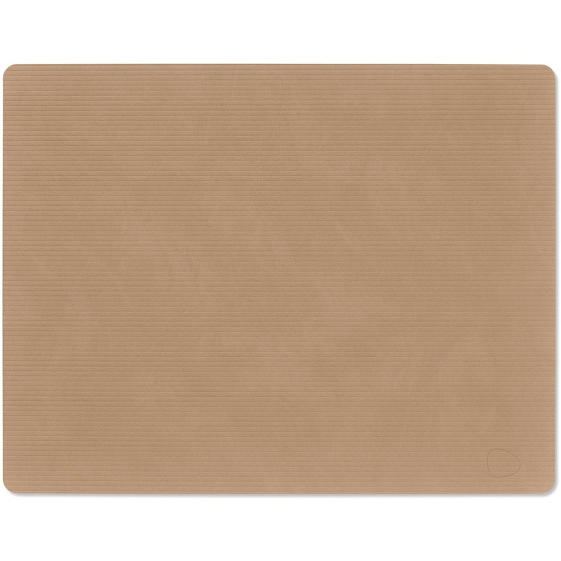 Square L Corduroy Tischset, Nougat
