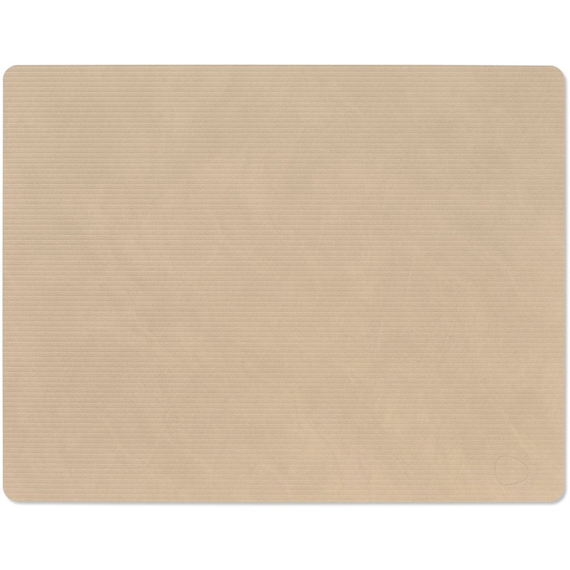 Square L Corduroy Tischset, Sand