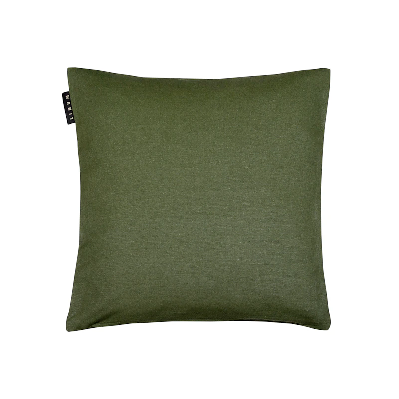 Annabell Kissenbezug 40x40 cm, Dark Olive Green