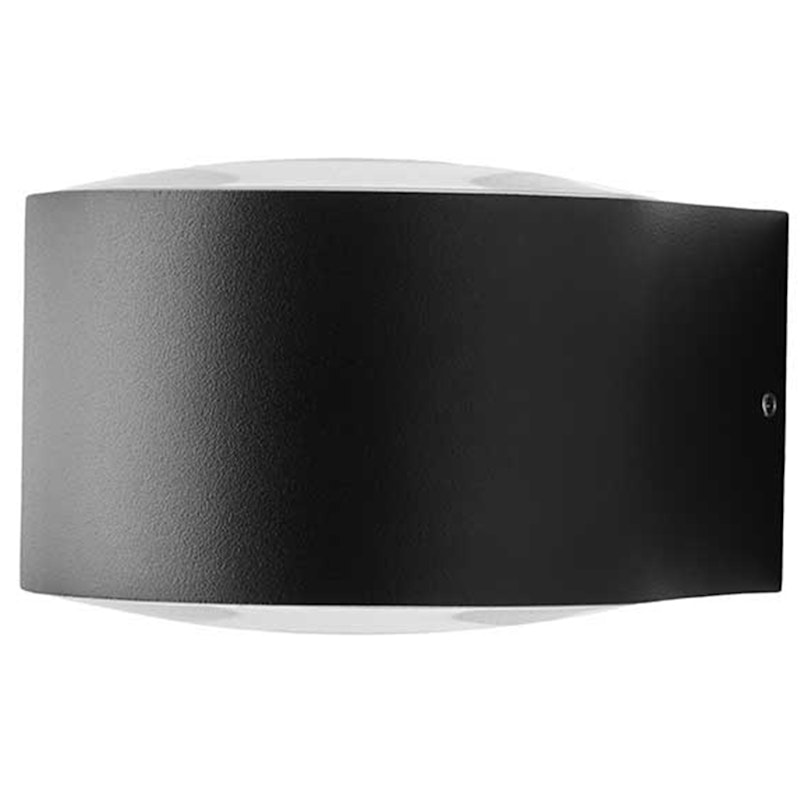 Frey IP65 Wandleuchte, Schwarz