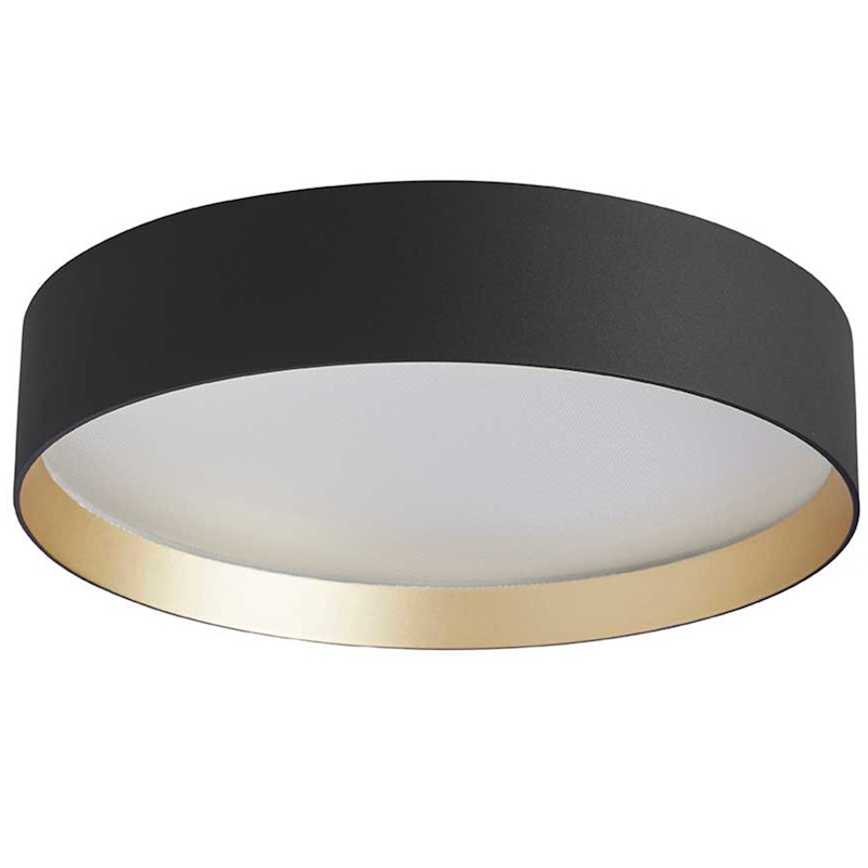 LUCIA Deckenlampe Ø35 cm, Schwarz/Gold