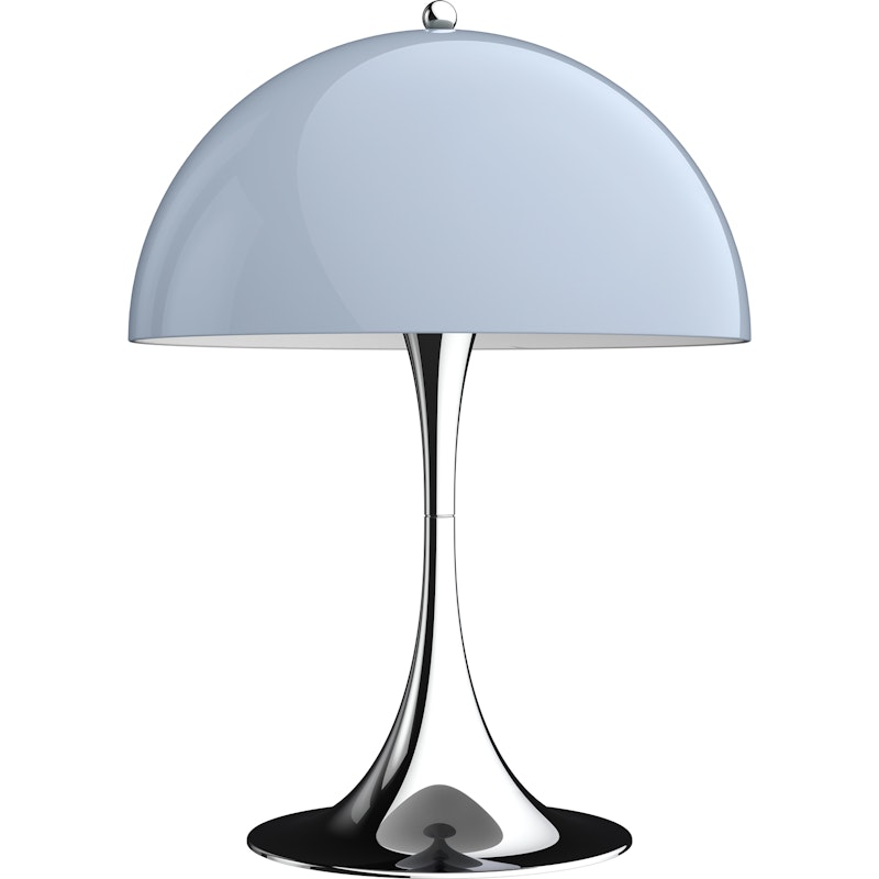 Panthella 320 Tischlampe, Grau Opal Acryl