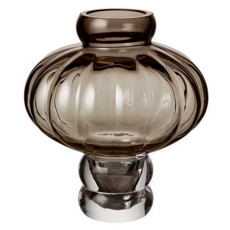 Balloon 02 Vase 20 cm, Rauchfarben