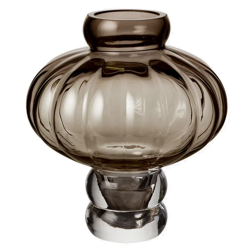 Balloon 02 Vase 20 cm, Rauchfarben