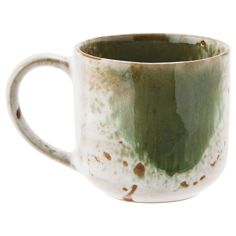 Tasse 8 cm, Grün / Weiß