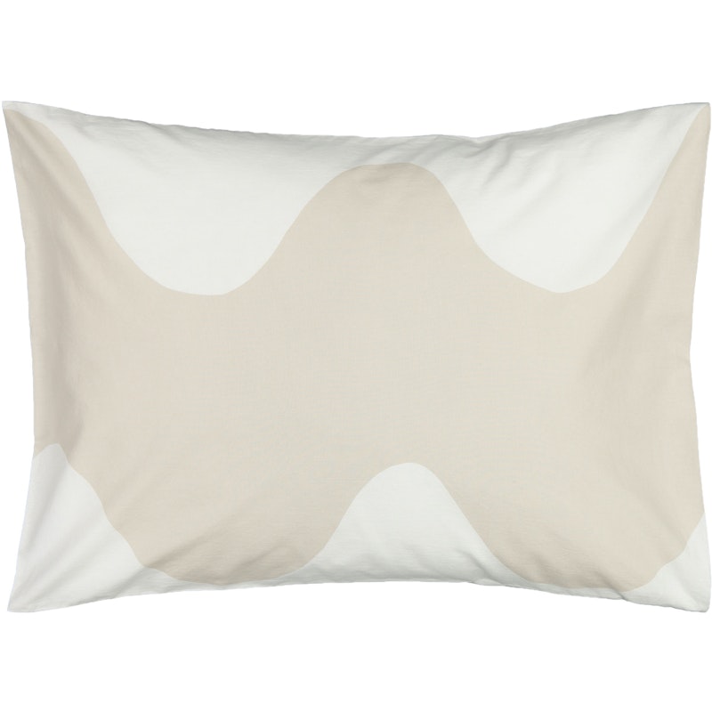 Lokki-Kissenbezug 50x60 cm, Beige / Weiß