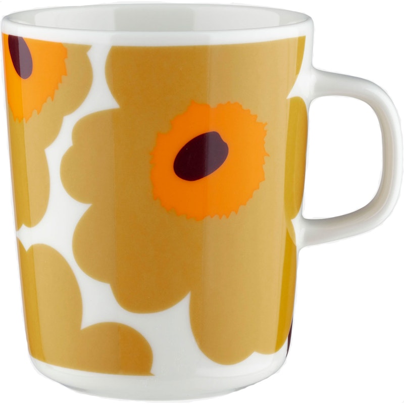 Oiva/Unikko Tasse 25 cl, Weiß / Caramel