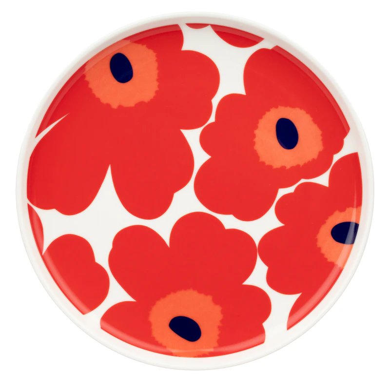 Oiva/Unikko Teller Ø20 cm, Rot