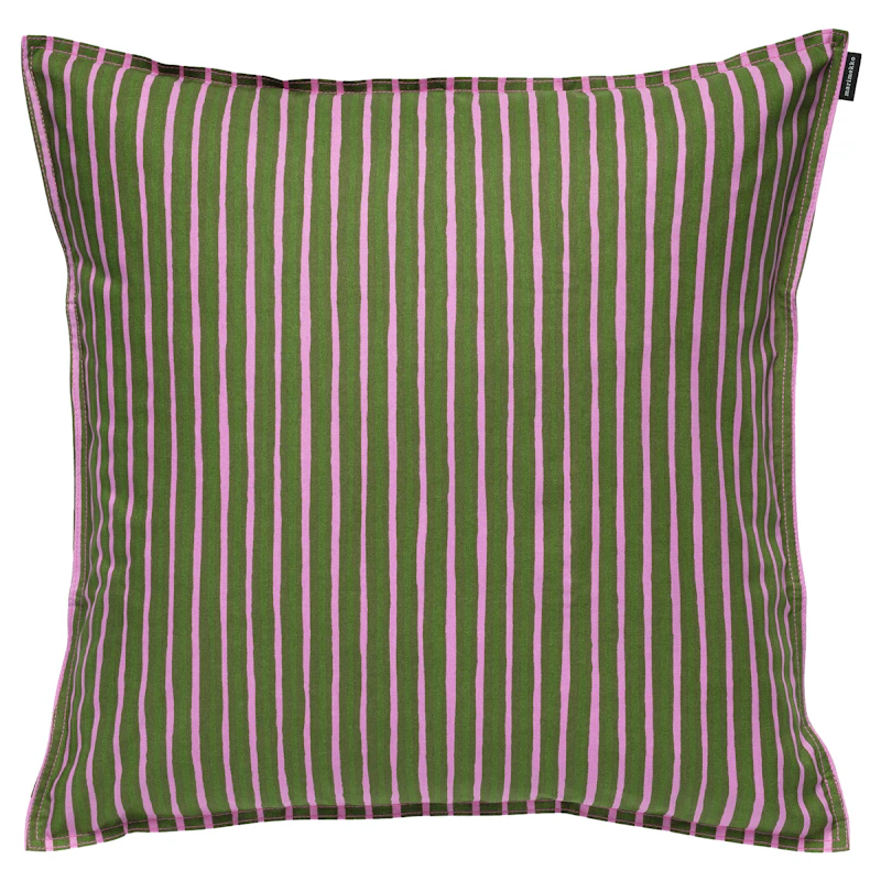 Piccolo Kissenbezug 50x50 cm, Olive Green/Fuchsienfarbig