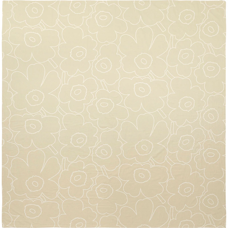 Piirto Unikko Tagesdecke 260x260 cm, Altweiß