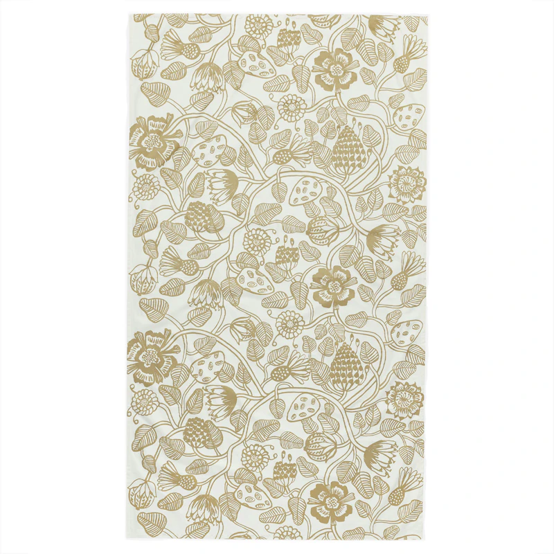 Tiara Tischdecke 135X250 cm Weiß Gold