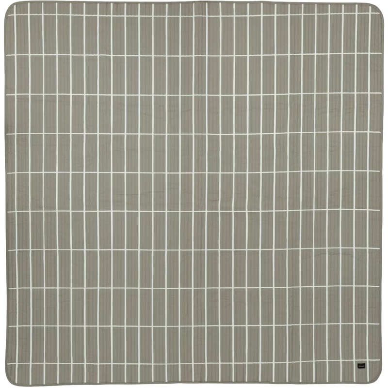 Tiiliskivi Tagesdecke 260x260 cm, Sandfarben/Altweiß