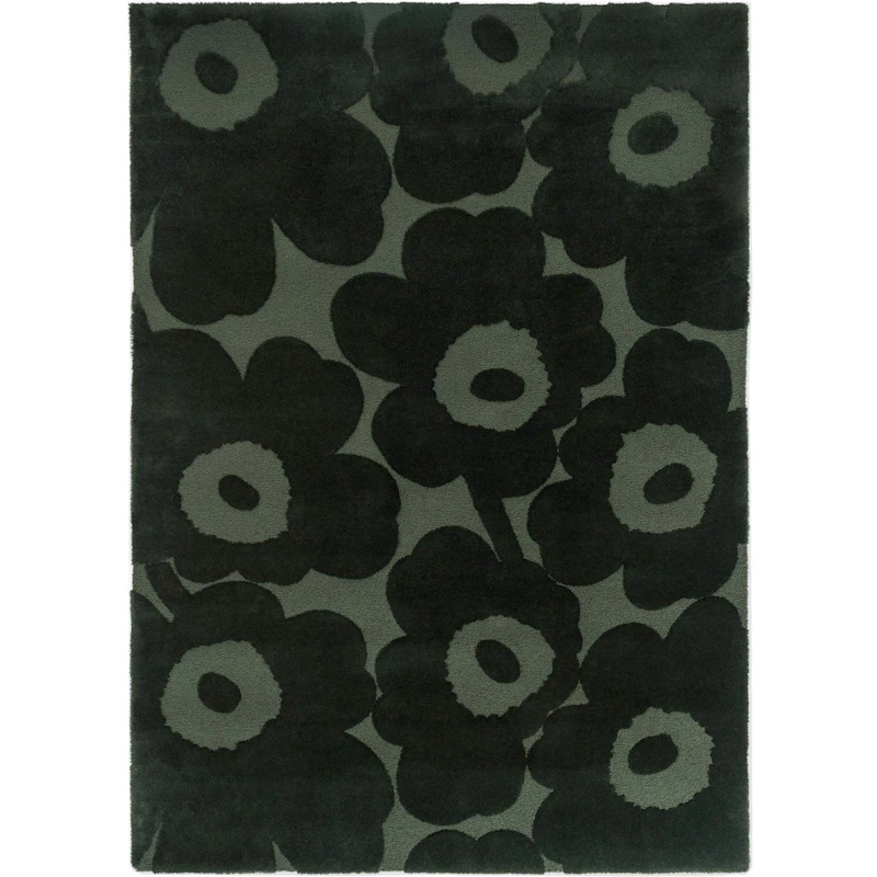 Unikko Teppich 200x300 cm, Dark Green