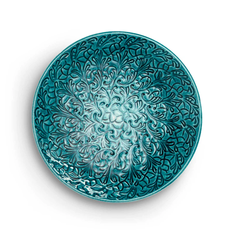 Lace Teller Ø20cm, Ocean