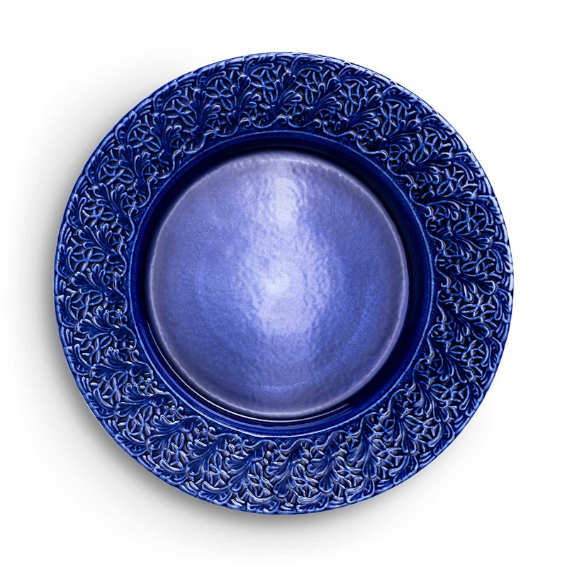 Lace Teller Ø32cm, Blau