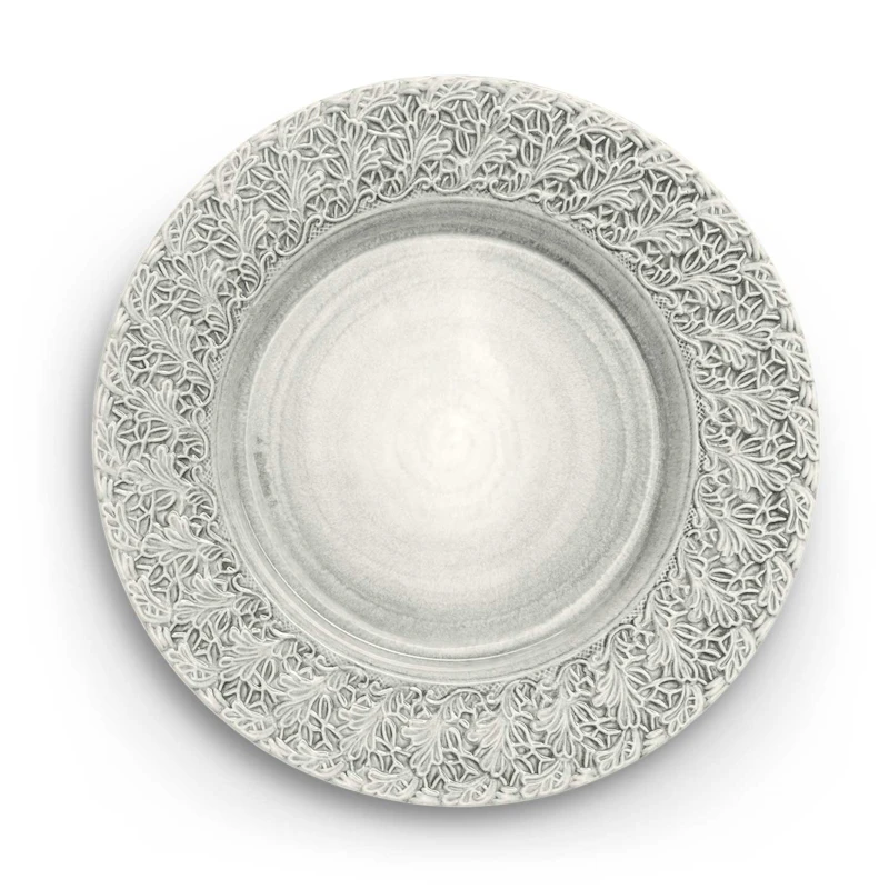 Lace Teller Ø32cm, Grau