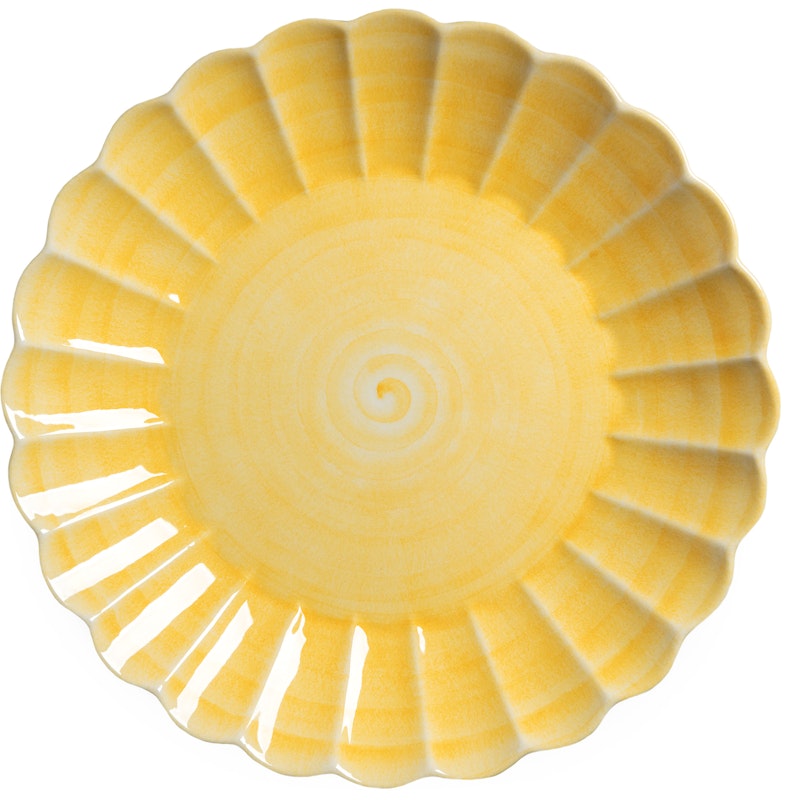 Oyster Teller 42 cm, Gelb