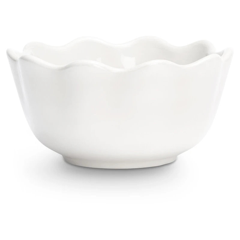 Oyster Schüssel 13 cm, Weiß