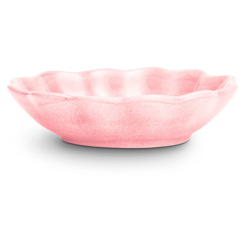 Oyster Schüssel 16x18 cm, Light Pink