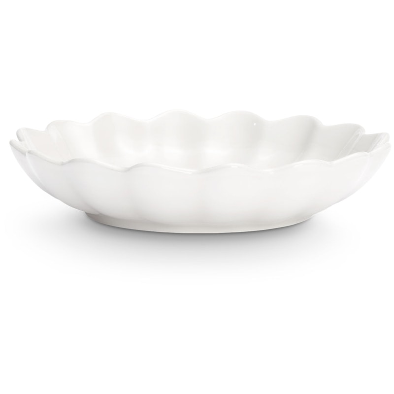 Schale Basic Oyster Medium Ø 24 cm, Weiß