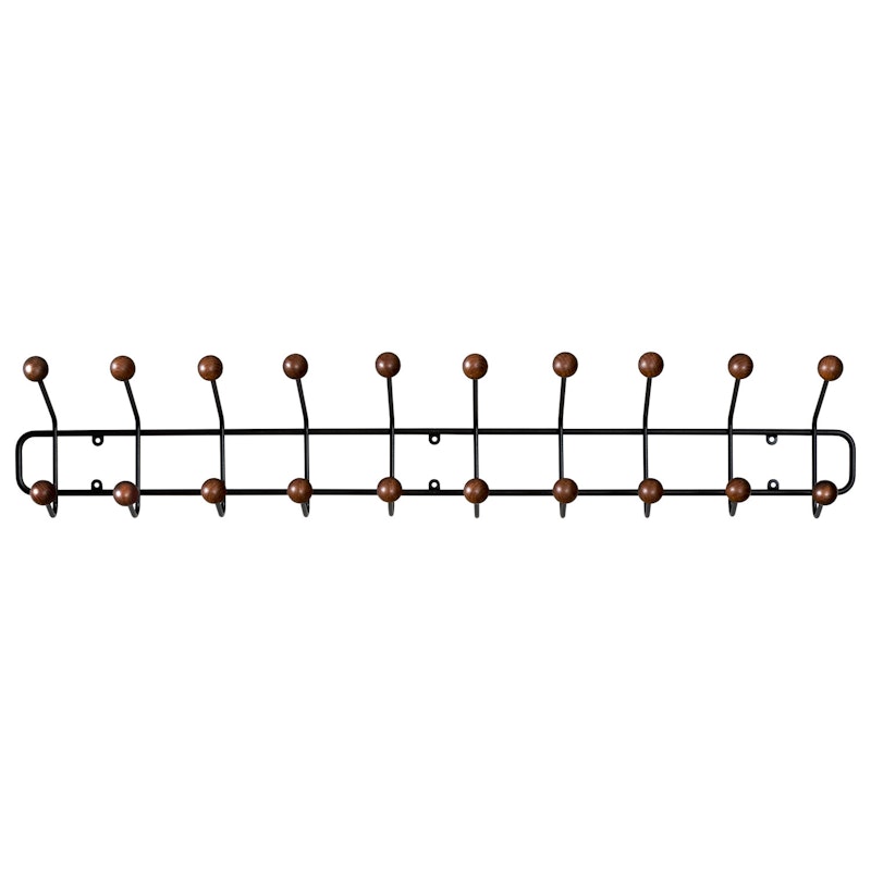 Bill Horizontaler Kleiderhänger L, Schwarz/Braun