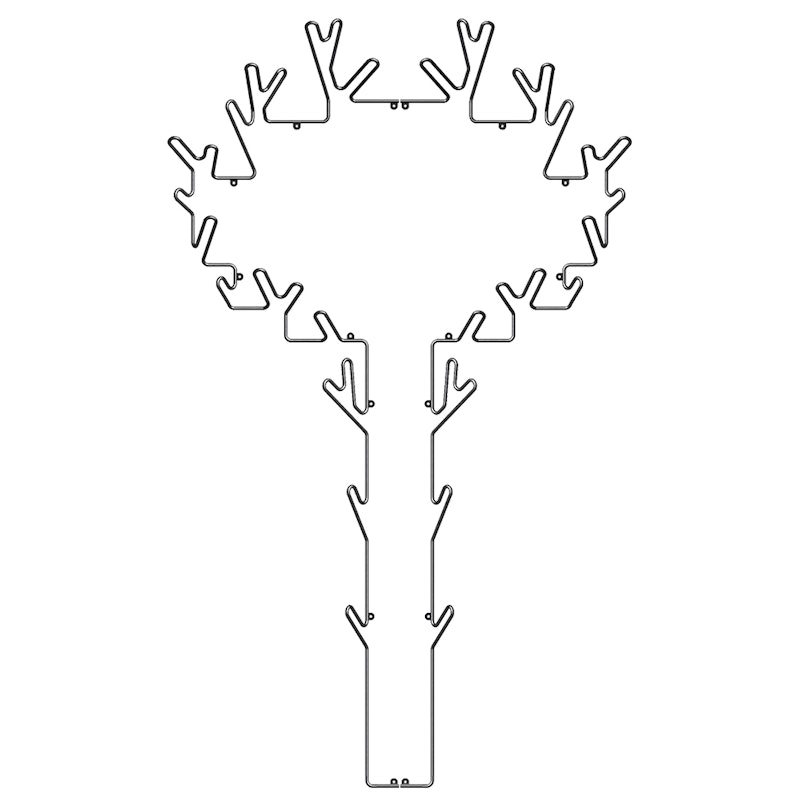 Tree Kleiderhänger, Schwarz