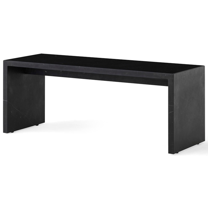 Plinth Bridge Kaffeetisch, Nero Marquina